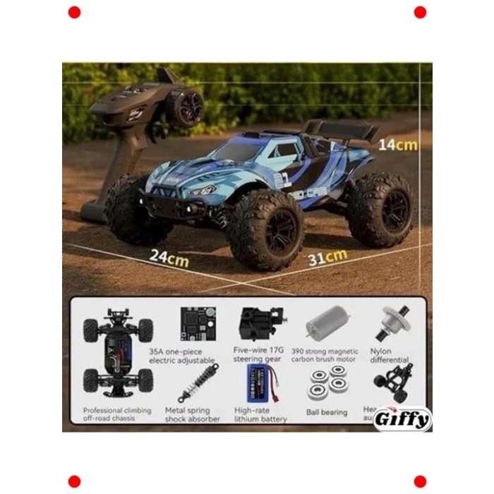 Yüksek Hızlı Uzaktan Kumandalı 4x4 SUV Araba