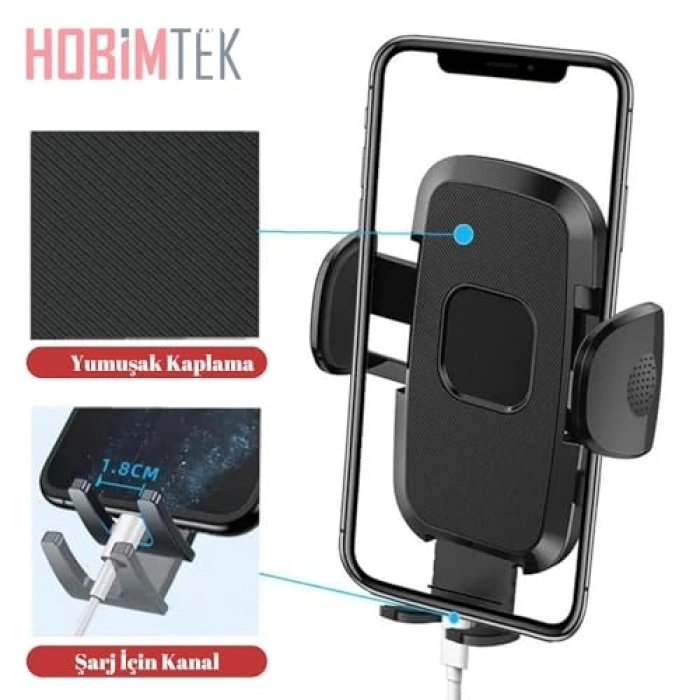 Yüksek Kalite Havalandırma Araç Telefon Tutucu, Kolay Kurulum
