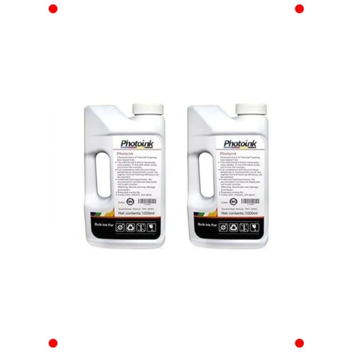 Yüksek Kapasiteli Siyah Yazıcı Mürekkebi (2 Litre)