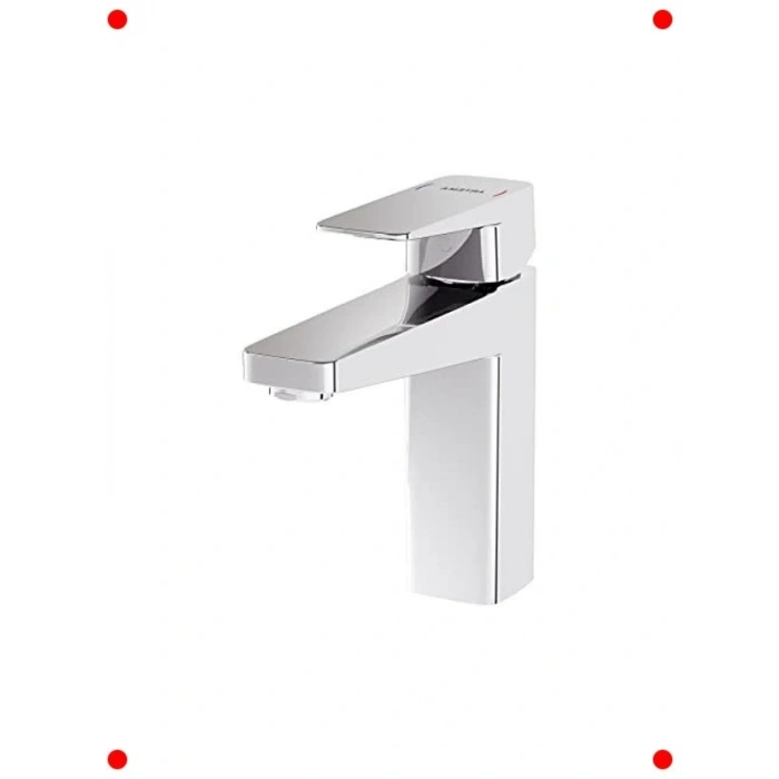 Yüksek Lavabo sı - Krom Kare Tasarım