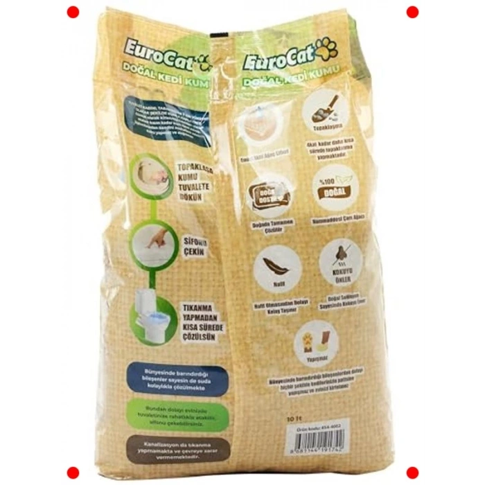 Yüksek Performanslı Kedi Kumu - Ekonomik 10 Litre