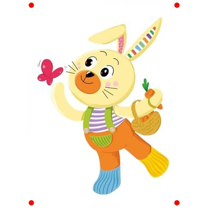 Yumuşacık Sevimli Tavşan Bebek Oyuncağı