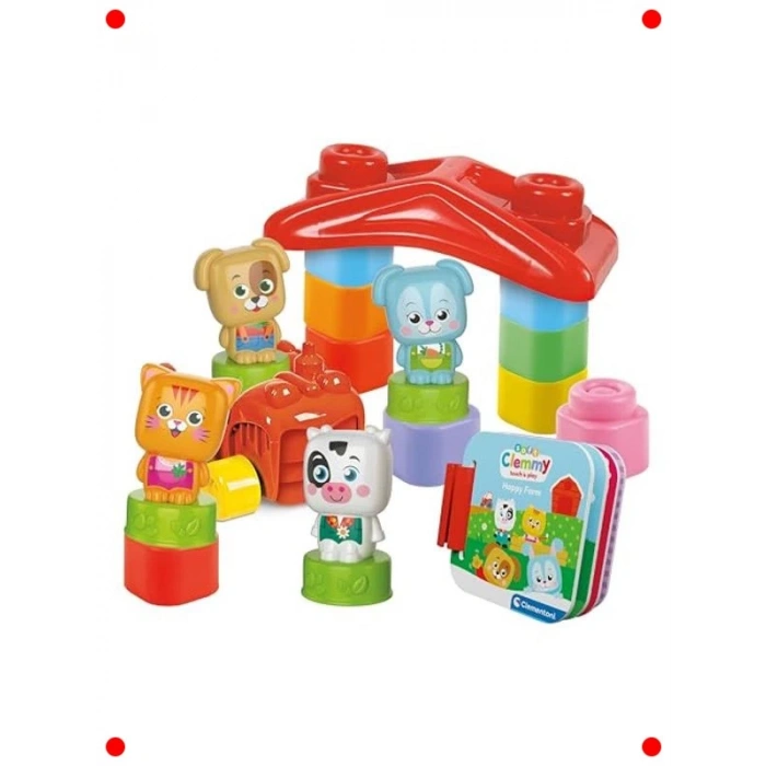 Yumuşak Bebek Blokları: Çiftlik Hayvanları Temalı Set