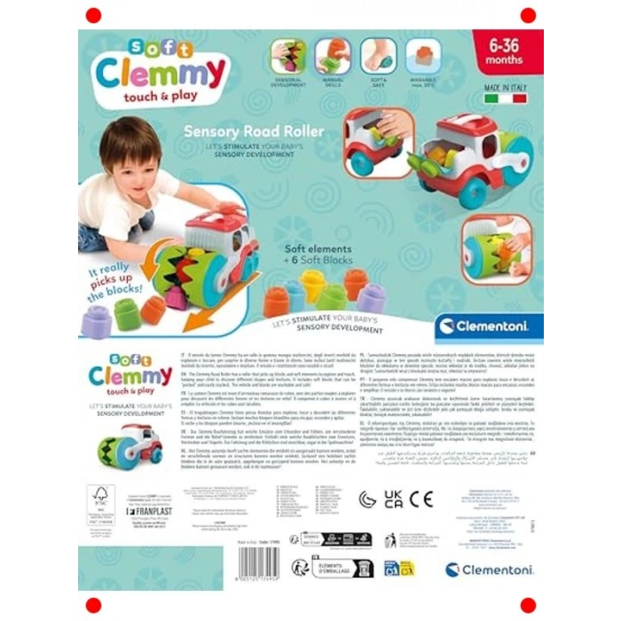 Yumuşak Bloklu Duyusal Silindir Kamyon Oyuncağı