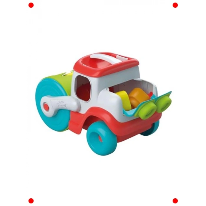 Yumuşak Bloklu Duyusal Silindir Kamyon Oyuncağı