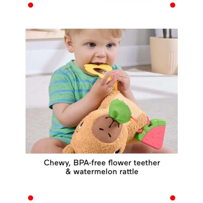 Yumuşak Duyusal Gelişim Oyuncağı - Dişlikli Çıngırak