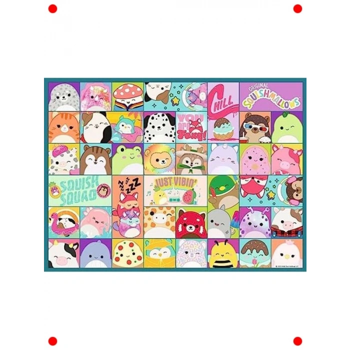 Yumuşak Karakterler Temalı 100 Parça Puzzle