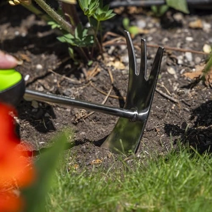 Yumuşak Saplı İki İşlevli Bahçe El Aleti