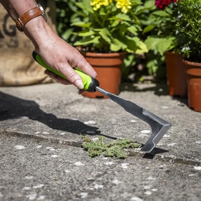 Yumuşak Saplı Siyah Paslanmaz Çelik Bahçe Bıçağı