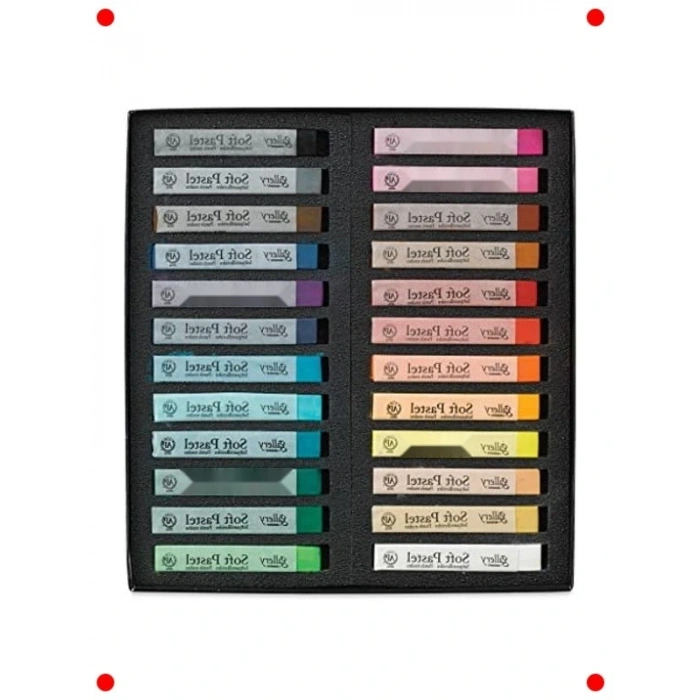 Yumuşak   Seti – 24 Canlı Renk