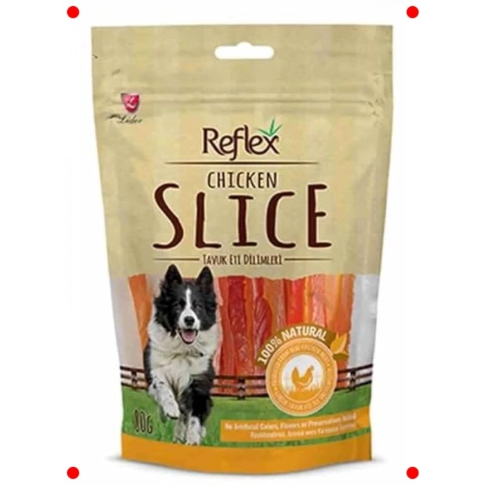 Yumuşak Tavuk Dilimli Köpek Ödülü 80g