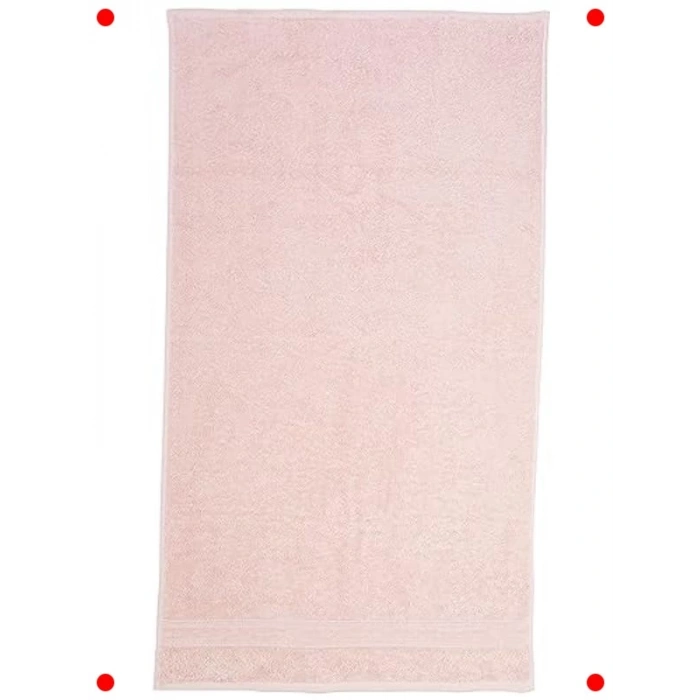 Yumuşak Yüz Havlusu 50x90 cm - Açık Pembe