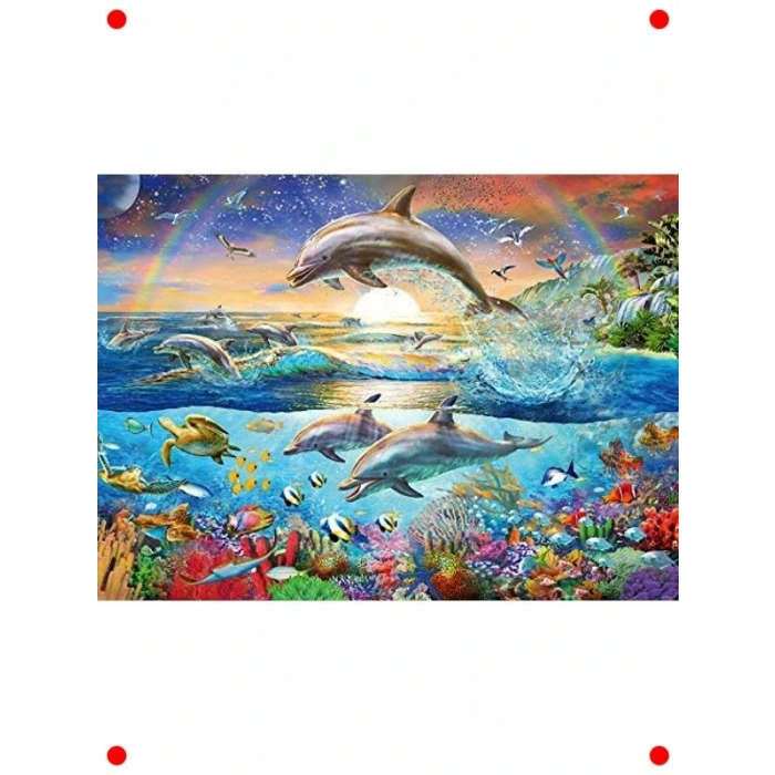 Yunuslar Temalı Yapboz (300 Parça)