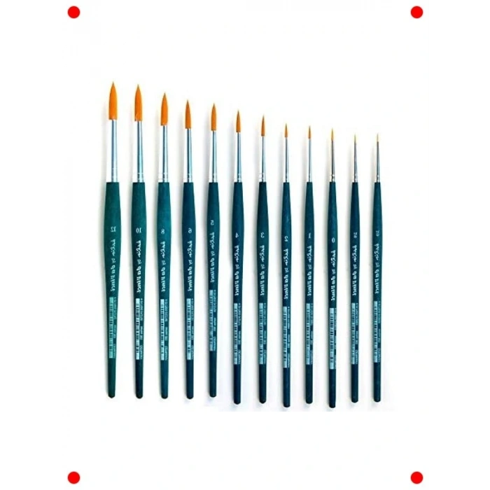 Yuvarlak Sentetik Sanatçı Fırçası No: 4