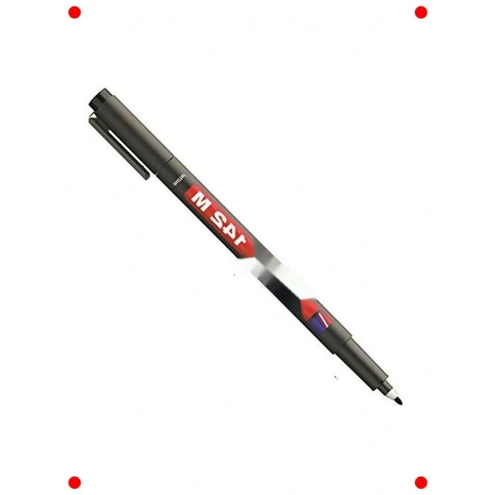 Yuvarlak Uçlu Permanent Kalem 1mm - Siyah