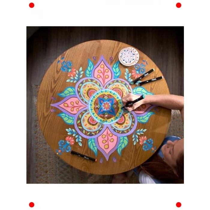 Yuvarlak Uçlu Zümrüt Yeşili Akrilik Markör