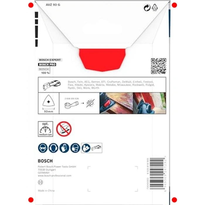 Yuvarlak Zımpara Tabanı (Ø 93 mm) Aksesuar