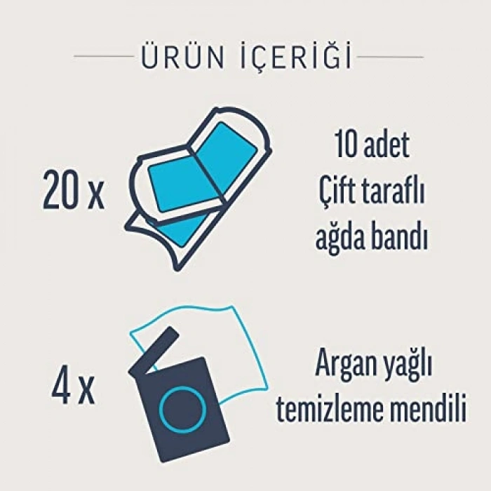 Yüz Ağda Bandı 20li Hassas Ciltler İçin