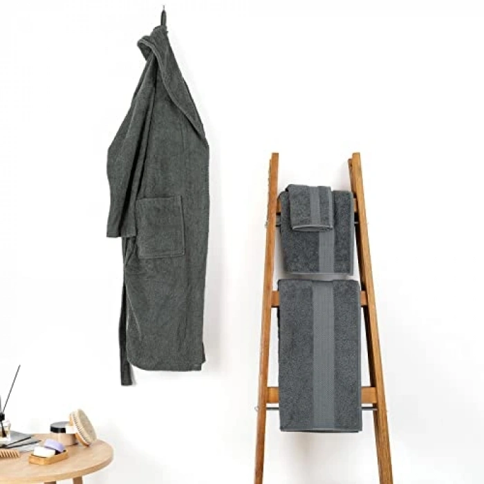 Yüzde 100 Pamuklu Mutfak Havlusu, Extra Yumuşak Antrasit