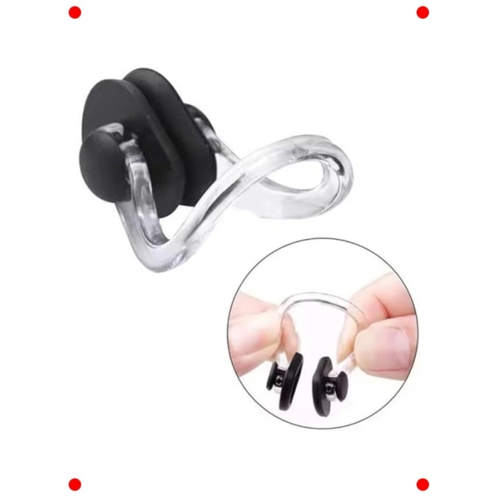 Yüzücü Kulak & Burun Tıkacı Seti - 2 Takım, Saklama Kutulu