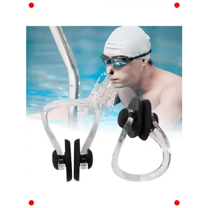 Yüzücü Kulak & Burun Tıkacı Seti - 2 Takım, Saklama Kutulu