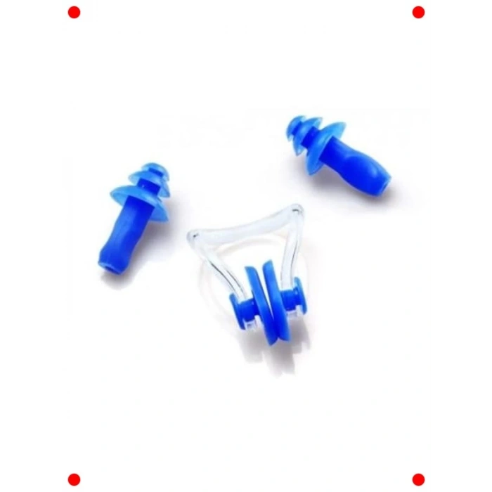 Yüzücü Tıkaç Seti - Burun Klipsi ve Kulak Tıpası