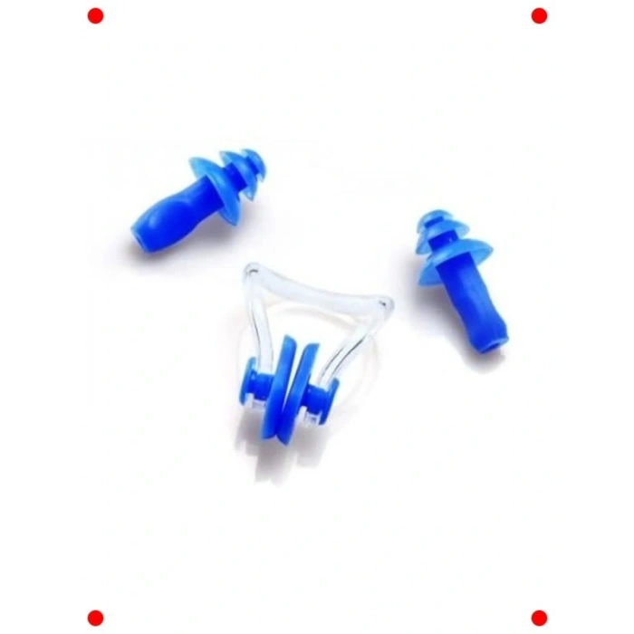 Yüzücü Tıkaç Seti - Burun Klipsi ve Kulak Tıpası