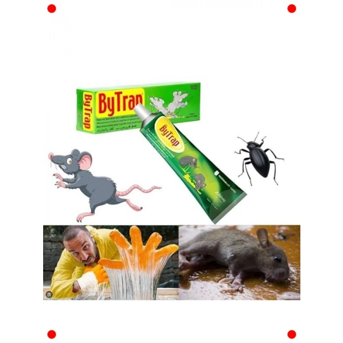 Zehirsiz Fare & Böcek Yapışkan Tuzağı Tüpü - 75 ml