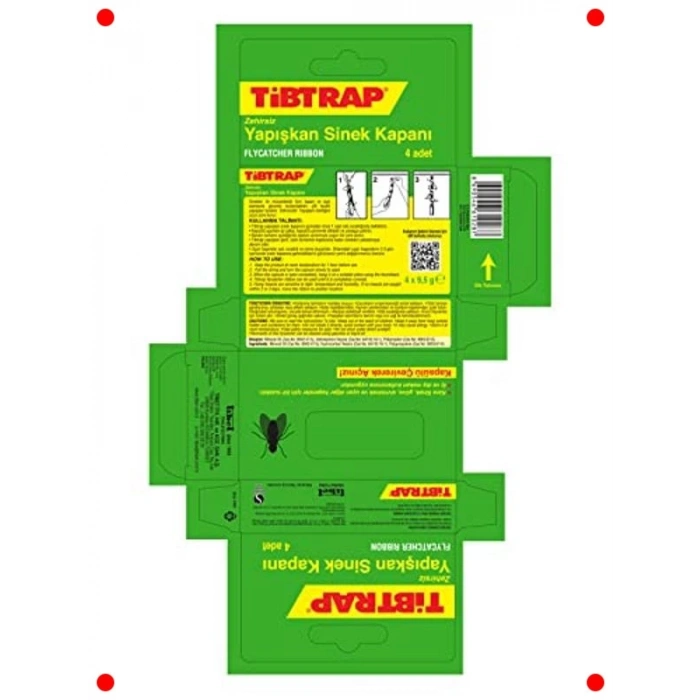 Zehirsiz Yapışkan Sinek Tuzağı Bandı