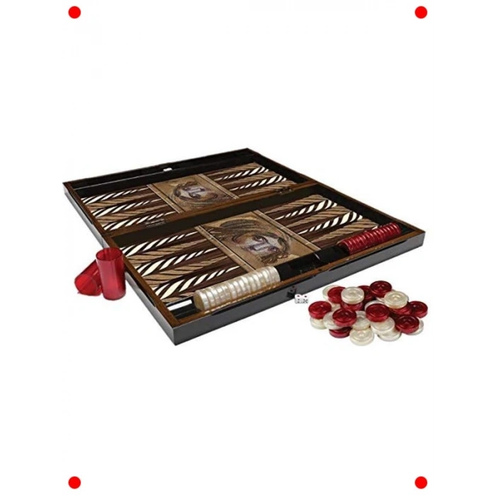 Zeugma Desenli Tavla Takımı