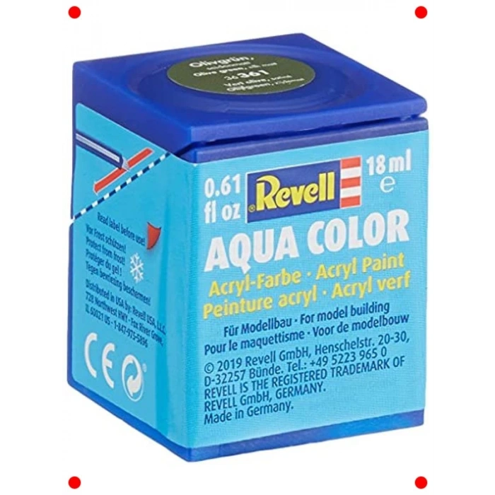 Zeytin Yeşili İpek Mat Su Bazlı Maket Boyası (18 ml)