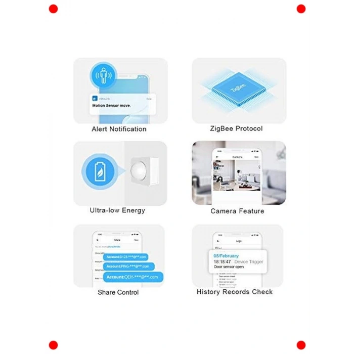 Zigbee Akıllı Hareket Sensörü (Hub Gerekli)