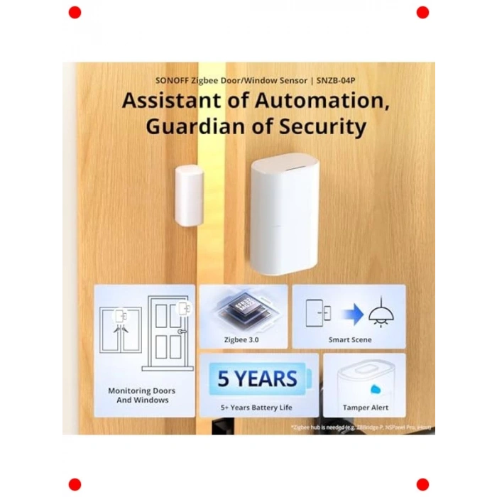 ZigBee Akıllı Kapı Pencere Sensörü