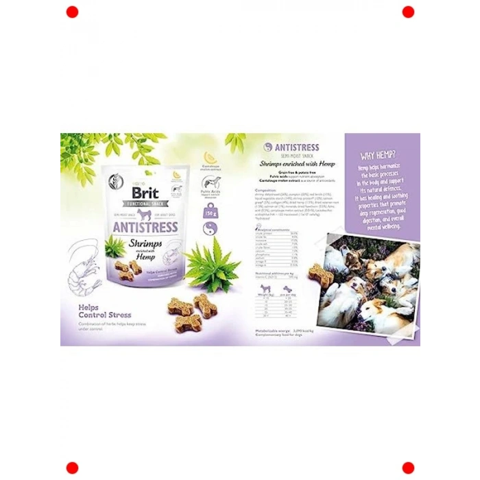 Zihinsel Destek Köpek Ödülü Karidesli & Kendirli 150g