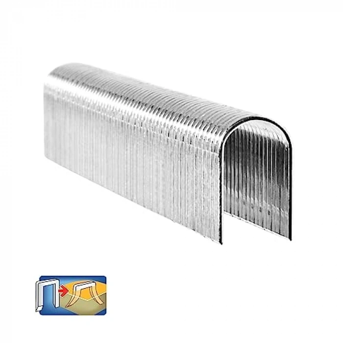 Zımba Teli 12 mm, 960 Adet Yuvarlak Sırtlı Set