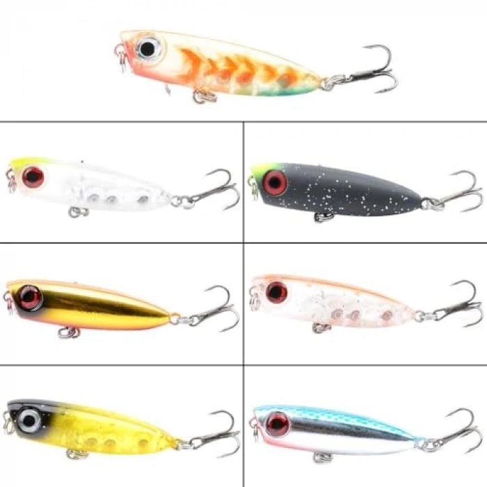 Zıpır Renkli Rapala Olta Yem Seti, 7 Farklı Kalite