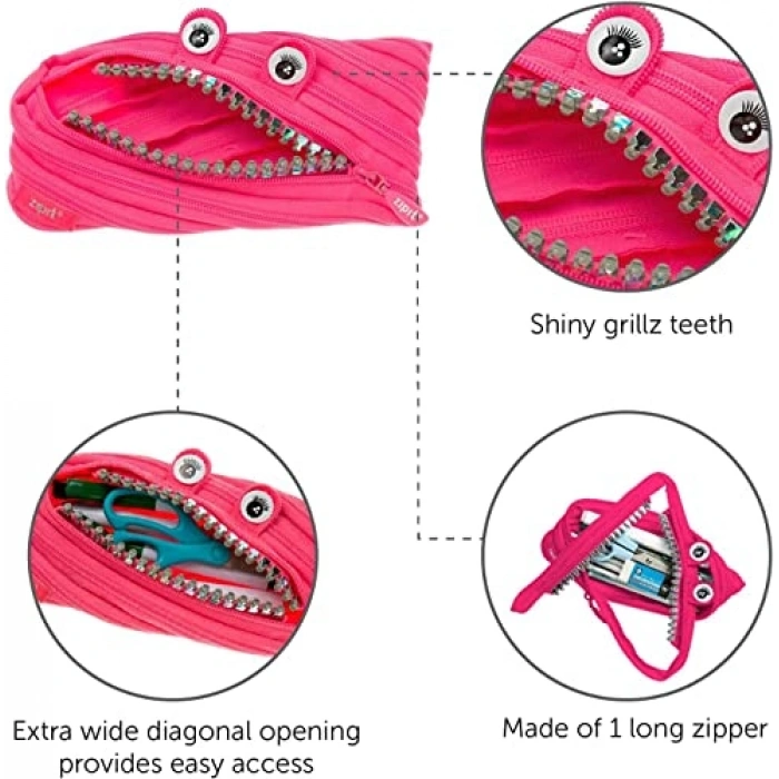 ZIPIT Monster m Kutusu Coin Pouch (Green)