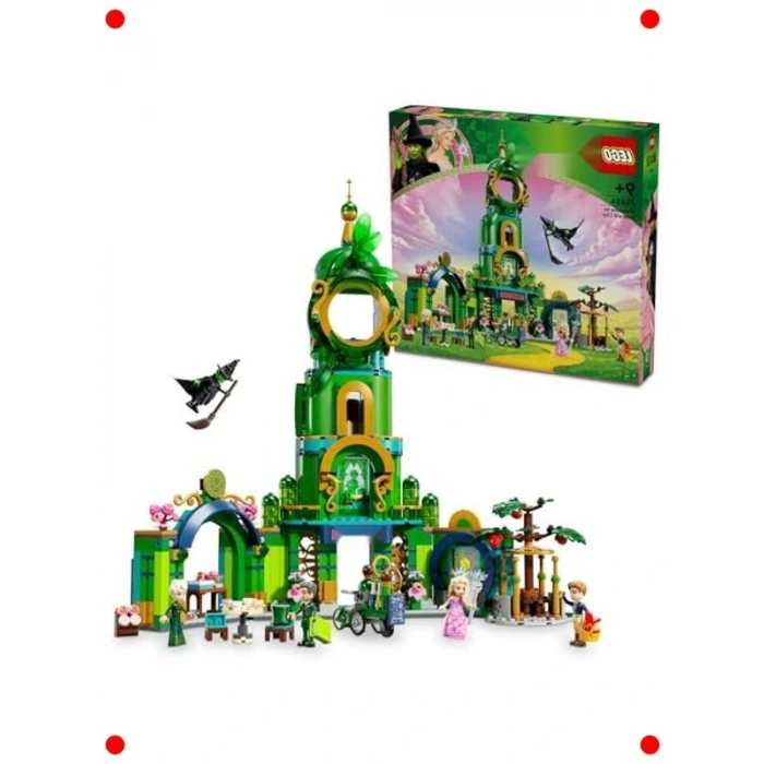 Zümrüt Şehri Kule Yapım Seti: Mini Bebekler (945 Parça)