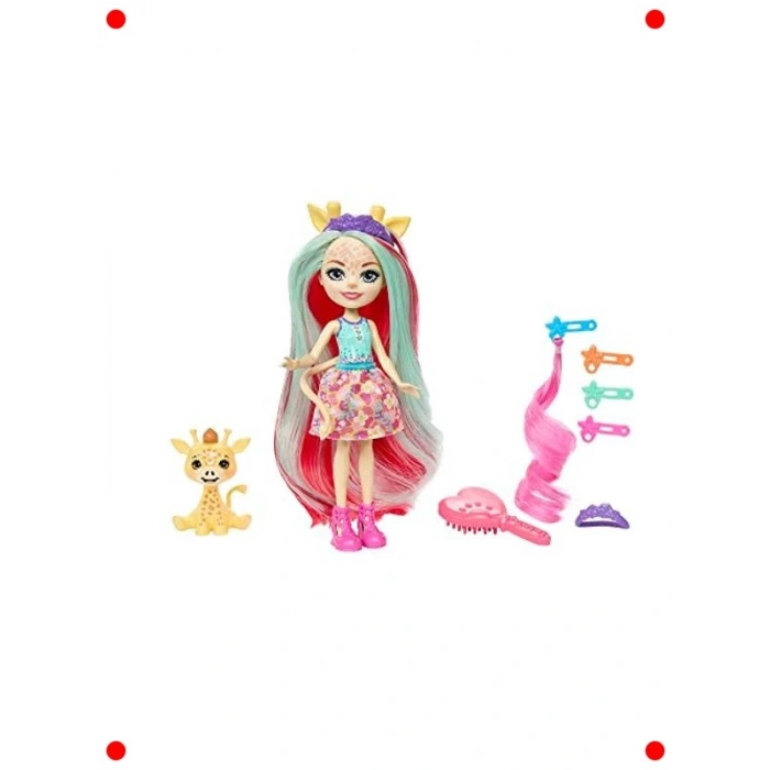 Zürafa Karakteri ve Yavrusu Oyun Seti