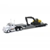 1:43 Ölçekli Kenworth W900 Römork İnşaat Ekskavatörlü