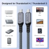 1 Metre Uzunlukta USB4.0 Type C Uzatma Kablosu, 240W