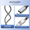 1 Metre Uzunlukta USB4.0 Type C Uzatma Kablosu, 240W
