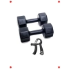 10 KG Dambıl Seti (2x5kg) & Ayarlanabilir El Yayı Siyah
