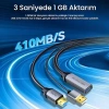 10 Metre USB 3.0 Uzatma Kablosu, Sinyal Güçlendirici