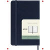 12 Ay Haftalık Cep Boy Ajanda Sert Kapak Safir Mavi