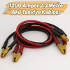 1200 Amper Kapasiteli Araç Akü Takviye Kablosu, 2.3 Metre