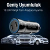 12v-24v Araç Çakmaklık Şarjı, 2 Type-C Girişli 60W