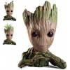 15 Cm PLA Plastik Saksı Figürü, Baby Groot Tasarımı