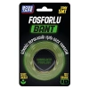 15mm x 5mt Fosforlu Bant, Yeşil Renk