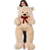 160 cm Uzunluğunda Bej Renk Peluş Ayı Hediye Seçeneği